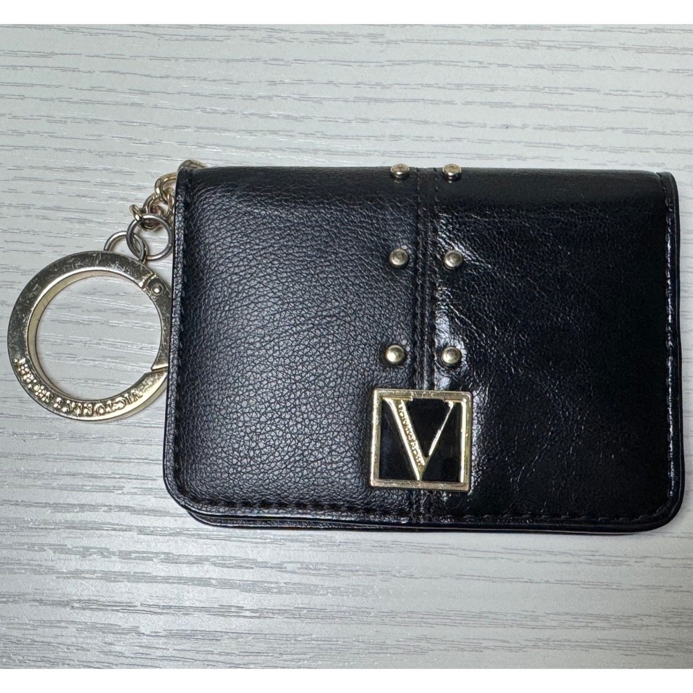 PINK Victoria's Secret Key Chain‎ Wallet / Black / Sku0085